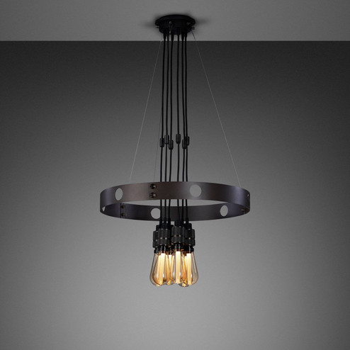 LED Chandelier in Smoked Bronze (576|NHE-202179)