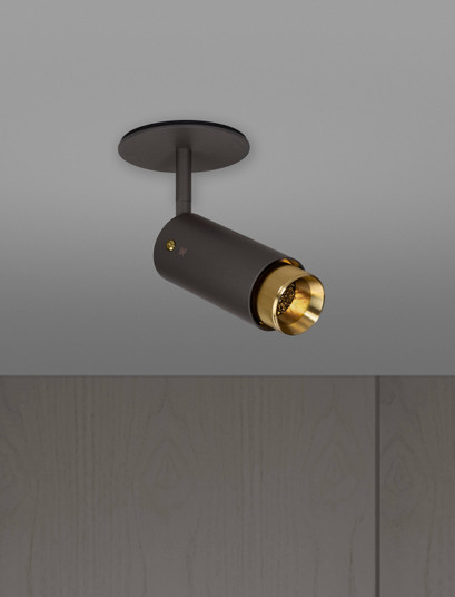 LED Spotlight in Brass (576|NEIG-183977)