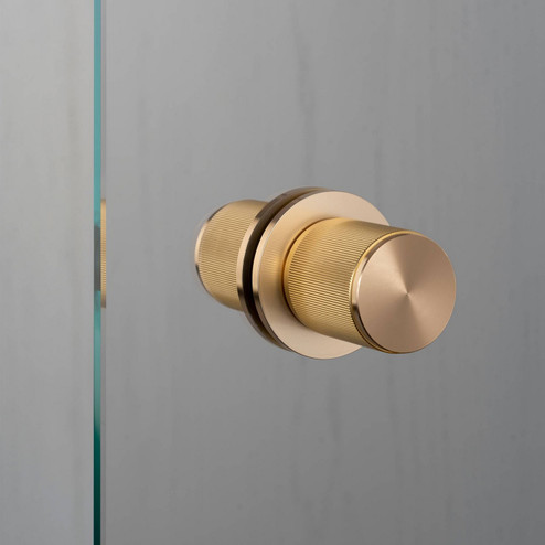 Fixed Door Knob in Brass (576|NDK-051073)
