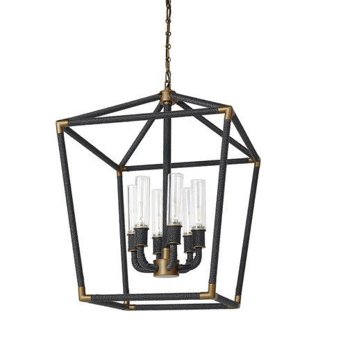 Hollister Six Light Chandelier in Light Bronze / Black (515|2100-10)