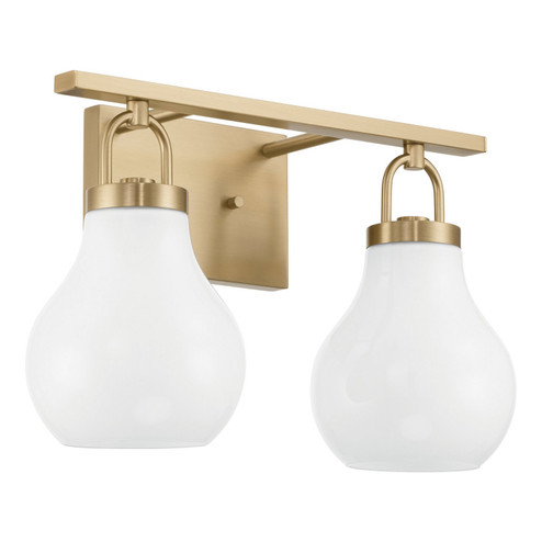 Mansfield Two Light Vanity in Champagne Gold (577|207855A)