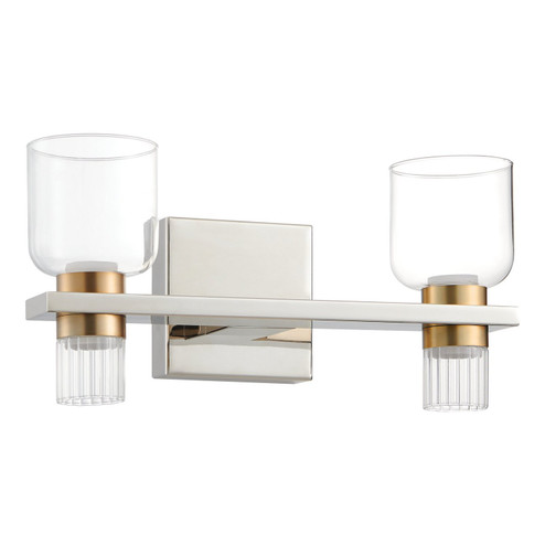 Amelia LED Vanity in Polished Nickel, Champagne Gold (577|207679A)