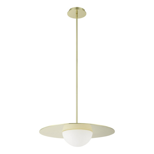 Solstice LED Convertible Pendant in Polished Brass (577|207409A)