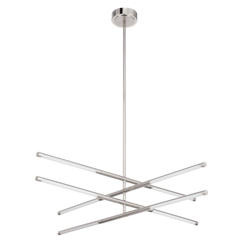 Overture LED Convertible Chandelier in Polished Nickel (577|207285A)