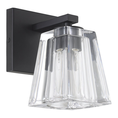 Valentin One Light Wall Sconce in Matte Black (577|206979A)