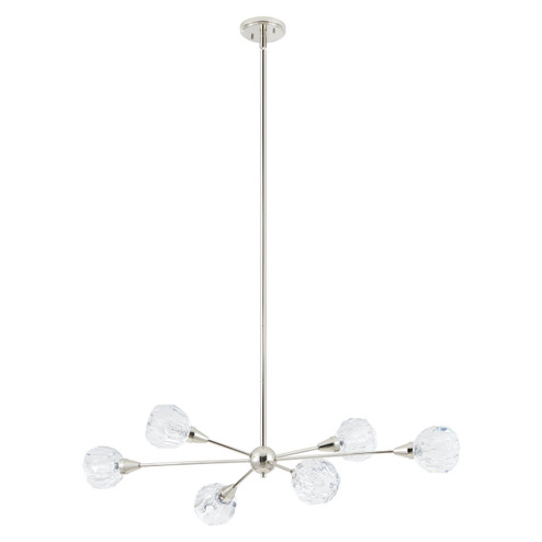 Helena Six Light Pendant in Polished Nickel (577|206944A)