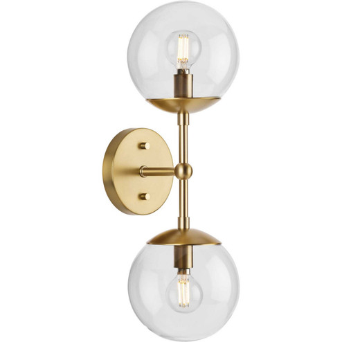 Atwell Two Light Wall Sconce in Brushed Bronze (54|P710114-109)