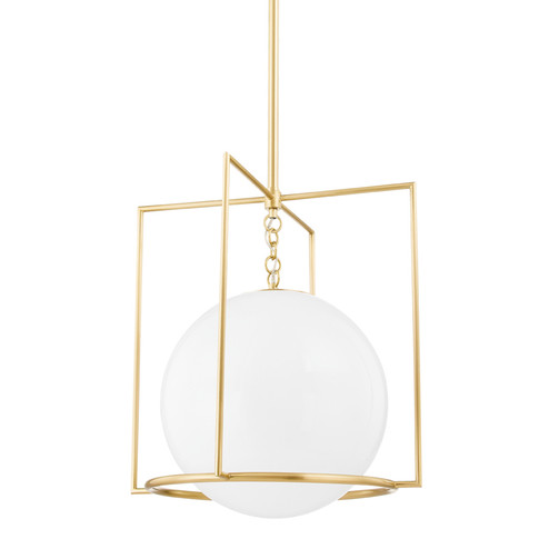 Frankie One Light Pendant in Aged Brass (428|H648701L-AGB)