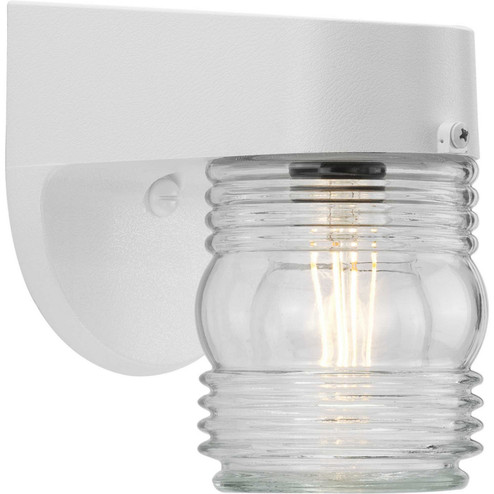 Polycarbonate Outdoor One Light Wall Lantern in White (54|P5612-30)