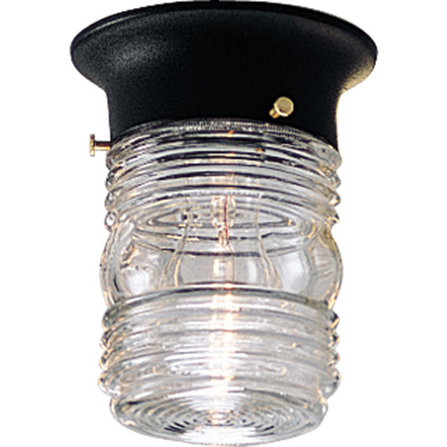 Utility Lantern One Light Outdoor Flush Mount in Black (54|P5603-31) Utility Lantern One Light Outdoor Flush Mount in Black (54|P5603-31)