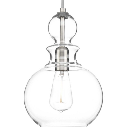 Staunton One Light Pendant in Brushed Nickel (54|P5334-09)