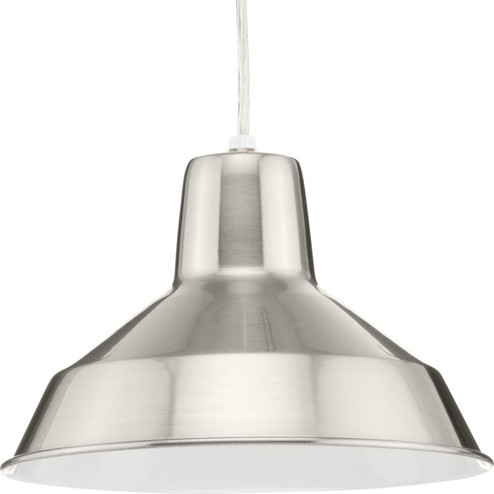 Metal Shade Pendant One Light Pendant in Brushed Nickel (54|P5087-09)