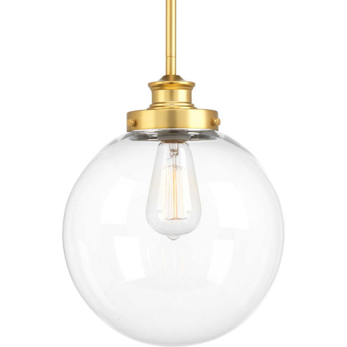 Penn One Light Pendant in Natural Brass (54|P5070-137)