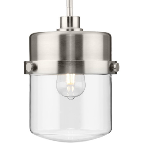 Beckner One Light Pendant in Brushed Nickel (54|P500471-009)