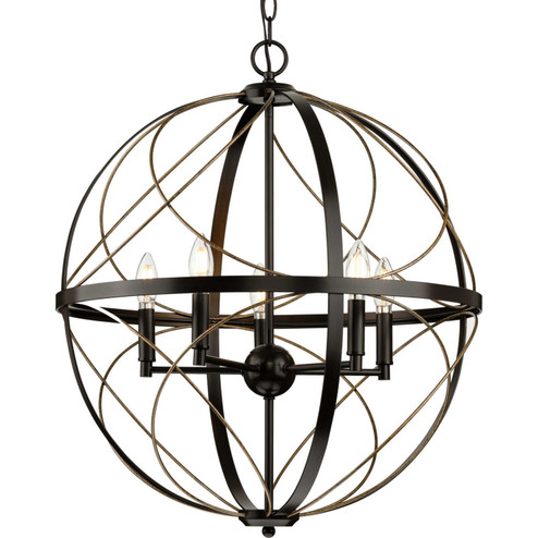 Brandywine Five Light Pendant in Antique Bronze (54|P500287-020)