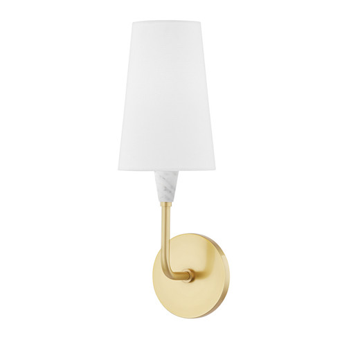 Janice One Light Wall Sconce in Aged Brass (428|H521101-AGB)