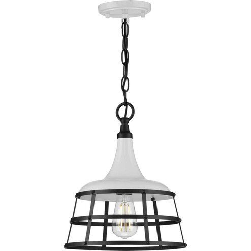 Bastille One Light Pendant in White (54|P500236-030) Bastille One Light Pendant in White (54|P500236-030)