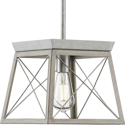 Briarwood One Light Pendant in Galvanized Finish (54|P500041-141)