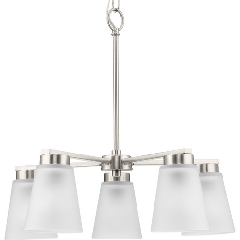 Tanner Five Light Chandelier in Brushed Nickel (54|P400401-009)