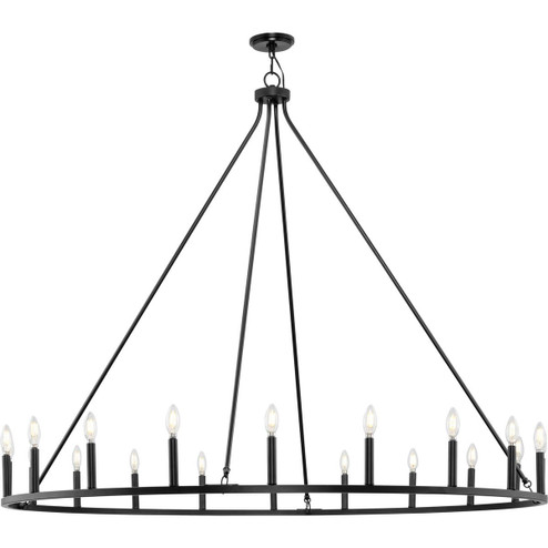 Gilliam 20 Light Chandelier in Matte Black (54|P400399-31M)