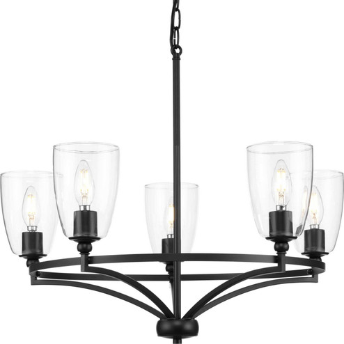 Parkhurst Five Light Chandelier in Matte Black (54|P400296-31M) Parkhurst Five Light Chandelier in Matte Black (54|P400296-31M)