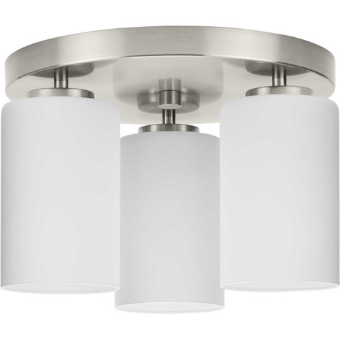 Cofield Three Light Flush Mount in Brushed Nickel (54|P350238-009)