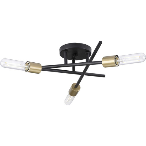 Astra Three Light Semi Flush Mount in Antique Bronze (54|P350225-020)