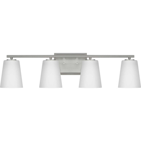 Vertex Four Light Bath in Brushed Nickel (54|P300464-009)