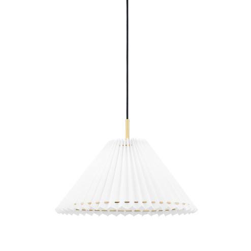 Demi LED Pendant in Aged Brass (428|H476701S-AGB)