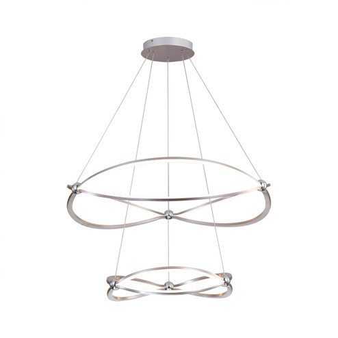 Spirale LED Chandelier in Satin Nickel (62|7916-32-19 SNC)