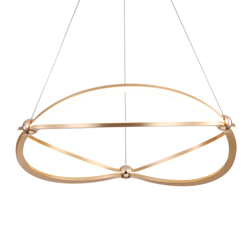 Spirale LED Chandelier in Anodized Gold (62|7916-24 AGL)