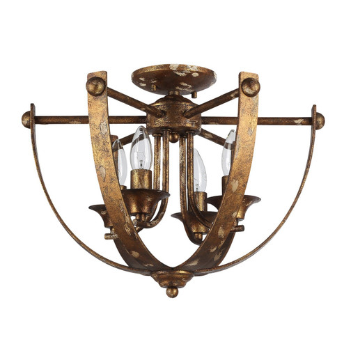 Victoria Four Light Pendant in Heirloom Gold (62|0815-4SF HG)