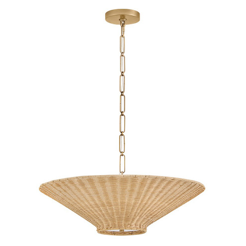 Delia LED Chandelier in Heritage Brass (13|48457HB)