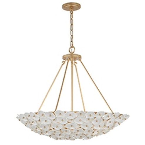 Coastlyn Six Light Pendant in Legacy Brass (29|N1826-732)