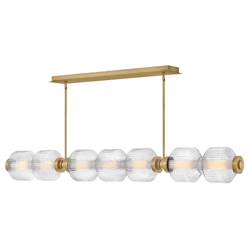 Reign LED Linear in Lacquered Brass (138|FR41466LCB)