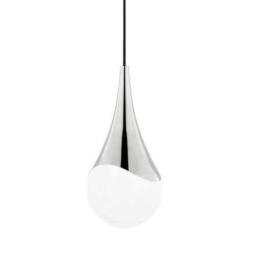 Ariana One Light Pendant in Polished Nickel (428|H375701S-PN)