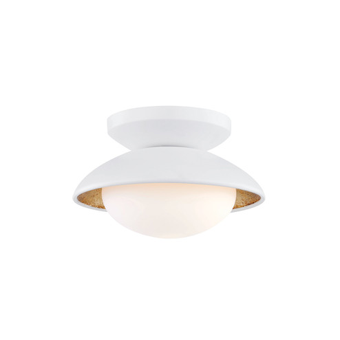 Cadence LED Semi Flush Mount in White (428|H368601S-WH/GL)