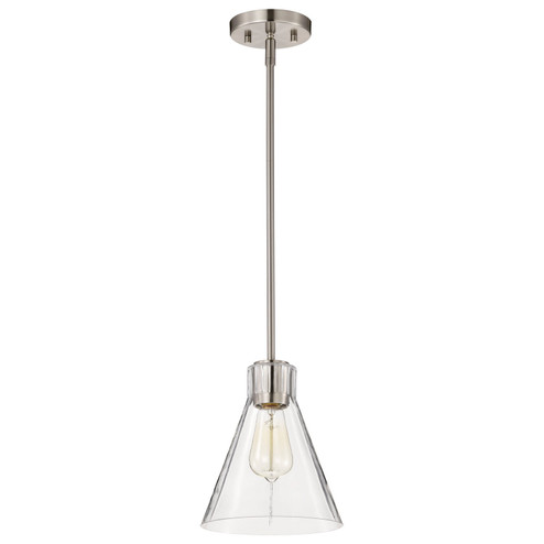 Gianna One Light Mini Pendant in Brushed Nickel (72|60-8337)