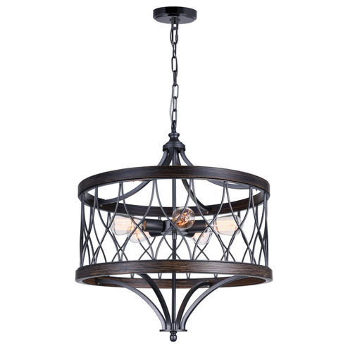 Amazon Five Light Chandelier in Gun Metal (401|9966P23-5-242-B)