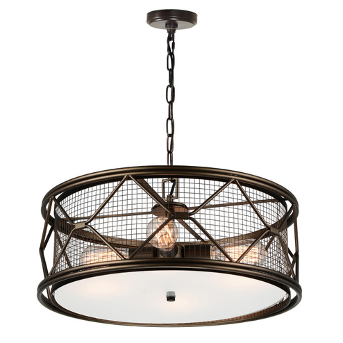 Kali Four Light Chandelier in Light Brown (401|9914P22-4-204)