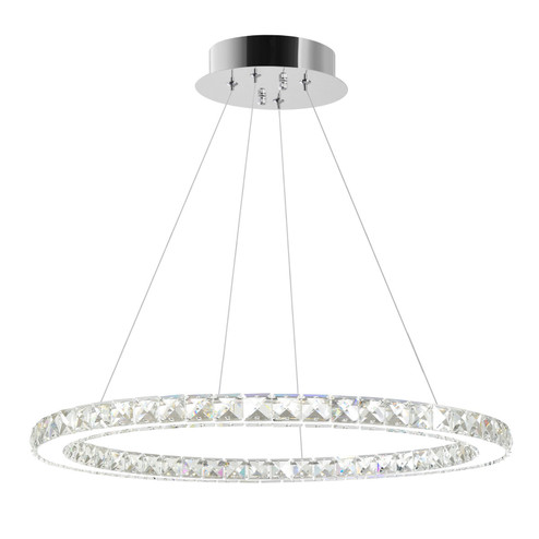 Ring LED Chandelier in Stainless Steel (401|5080P24ST-R)