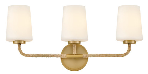 Kline LED Vanity in Lacquered Brass (531|853453LCB-NAT)