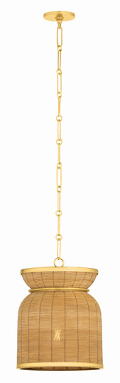 Parkchester One Light Pendant in Aged Brass (70|9913-AGB)