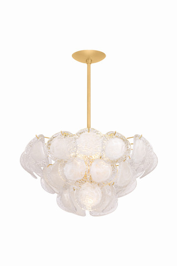 Cedar Hill Five Light Chandelier in Vintage Gold Leaf (70|1330-VGL)