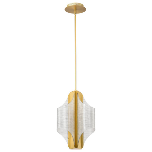 Idris LED Pendant in Vintage Brass (72|62-2413)