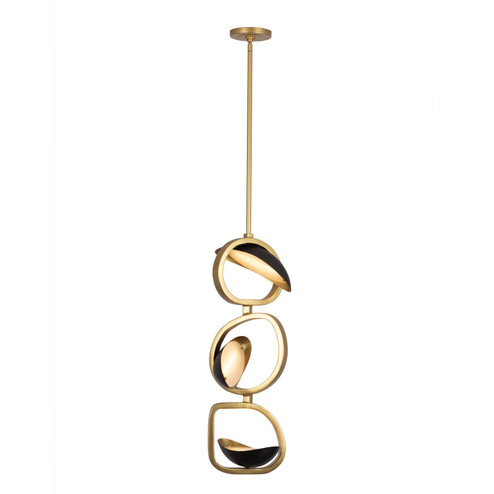 Onyx LED Pendant in Brushed Gold/Satin Bronze (33|527211BGZ)