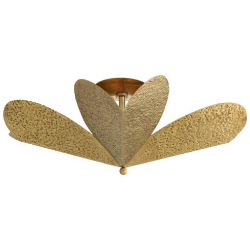 Lucinda Four Light Flush Mount in Antique Brass (314|DMI28)