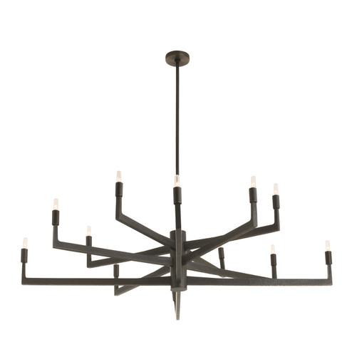 Griff 12 Light Chandelier in English Bronze (314|DLC44)