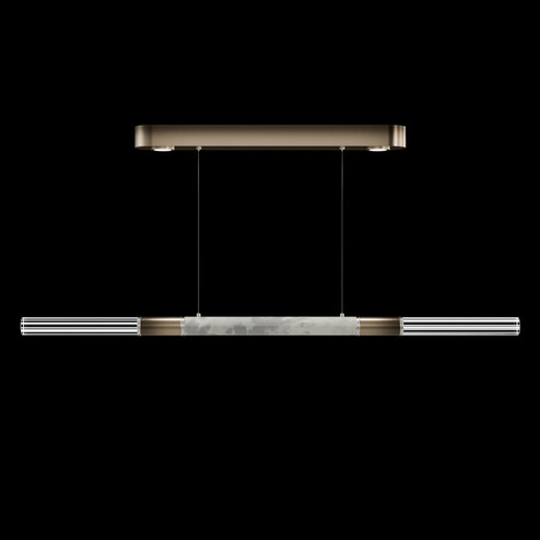 Antonia LED Linear Pendant in Ombre Bronze/Nickel/Smoke (48|100149-622)