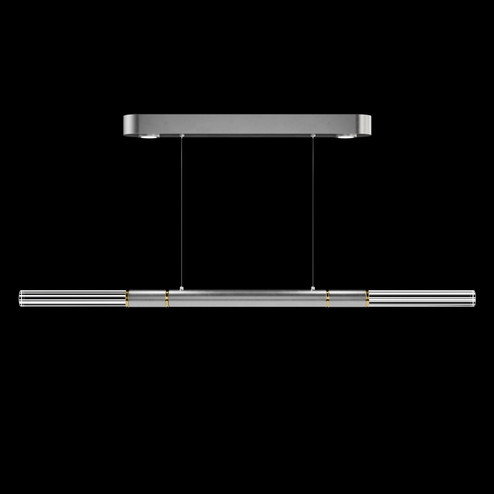 Antonia LED Linear Pendant in Silver Leaf/Brass/No Skin (48|100149-410)